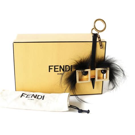 fendi bag bugs charm|fendi baguette charm.